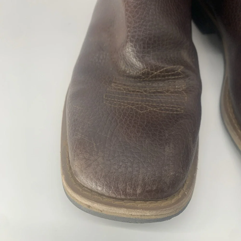 BOYS'  WORK Cowboy  WESTERN BOOTS - SQUARE TOE Youth Size 3 Magellan Outfitters